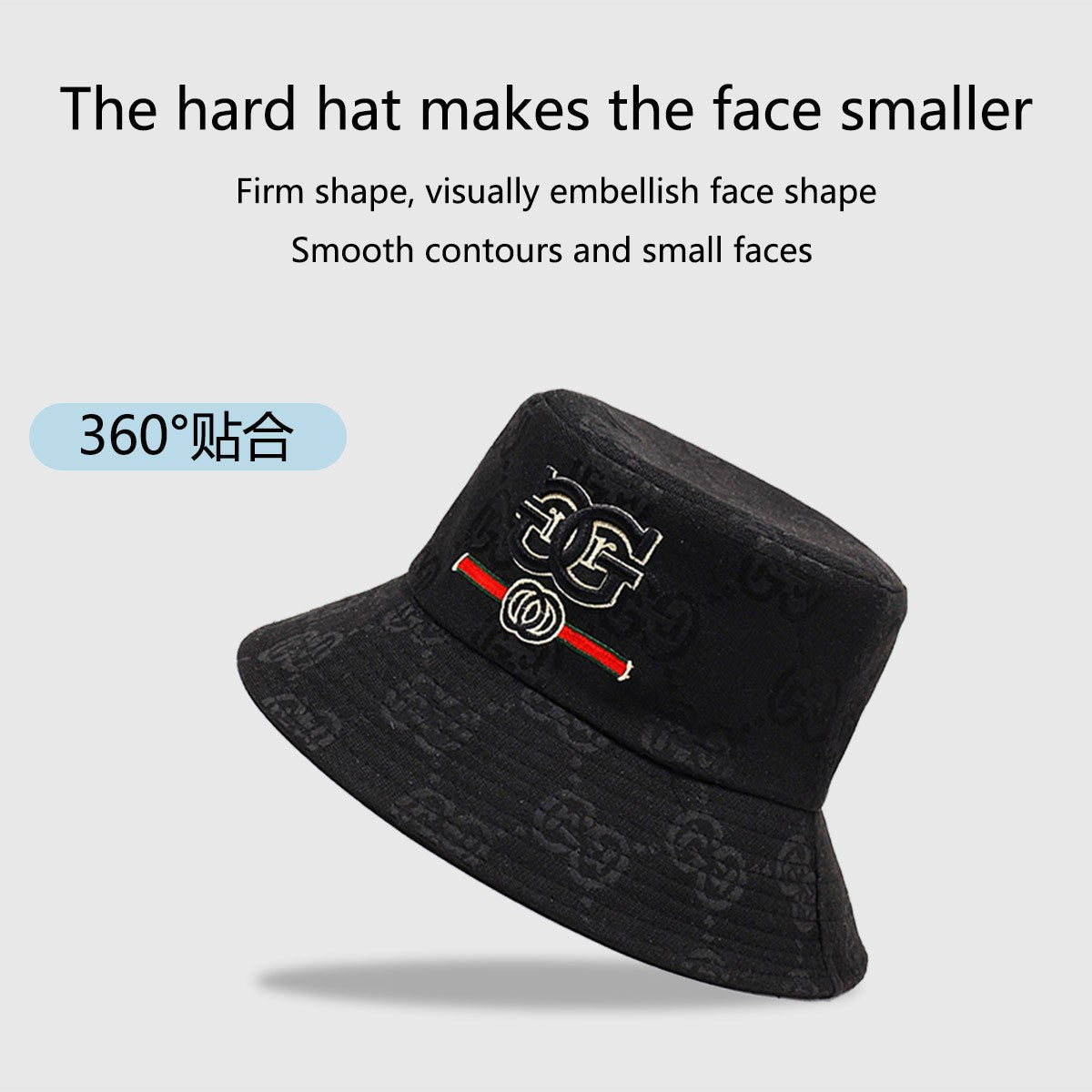 Spring and Summer Men's Bucket Hat Outdoor Uv Protection Wide-Brimmed Panama Hunting Hiking Hat Net Fisherman Hat Beach Sunscree