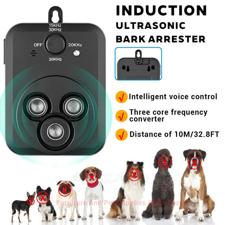 Anti Barking Devices Auto Barking Control Devices with 3 Modes Ultrasonic Dog Stop Barking Dog Devices