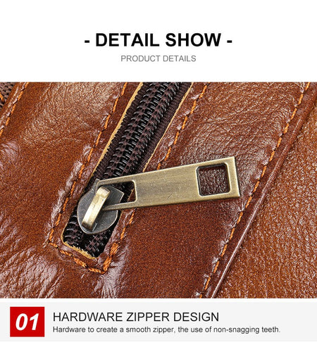 WESTAL Men's Shoulder Bags Genuine Leather Crossbody Messenger Bag For 13.3 Inch Laptop Briefcase Leather Man Handbags 8577