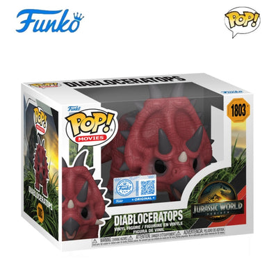 Titanosaurus Jurassic World Funko Pop Vinyl Figure Diabloceratops Dinosaur Limited Edition Action Doll ModelToy Collectible Gift