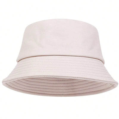 winter Fashion bucket hat Artificial leather windproof warm bucket hats men women wild tide cap Panama fisherman caps gorras