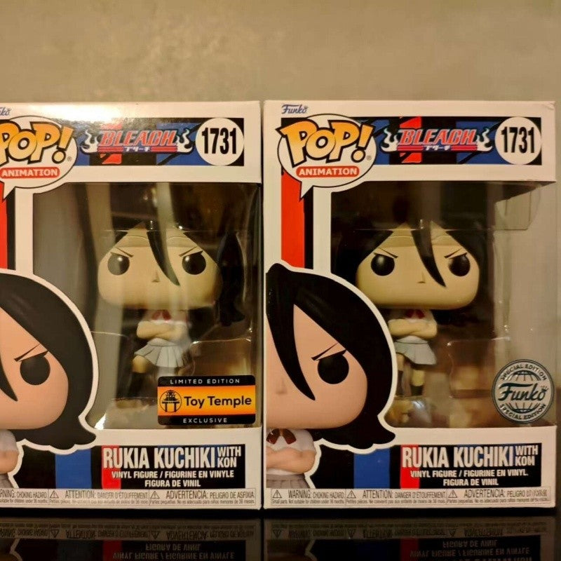 Genuine Funko Pop Shinigami Rukia Kuchiki Action Figures Model Vinyl Figure Decoration Doll Limited Edition Collectible Toy Gift