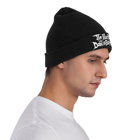 THE BLACK DAHLIA MURDER Band Beanie Hats  Knitted Hat Men Women Y2K Cool Elastic Caps Autumn Gym Design Bonnet Hats