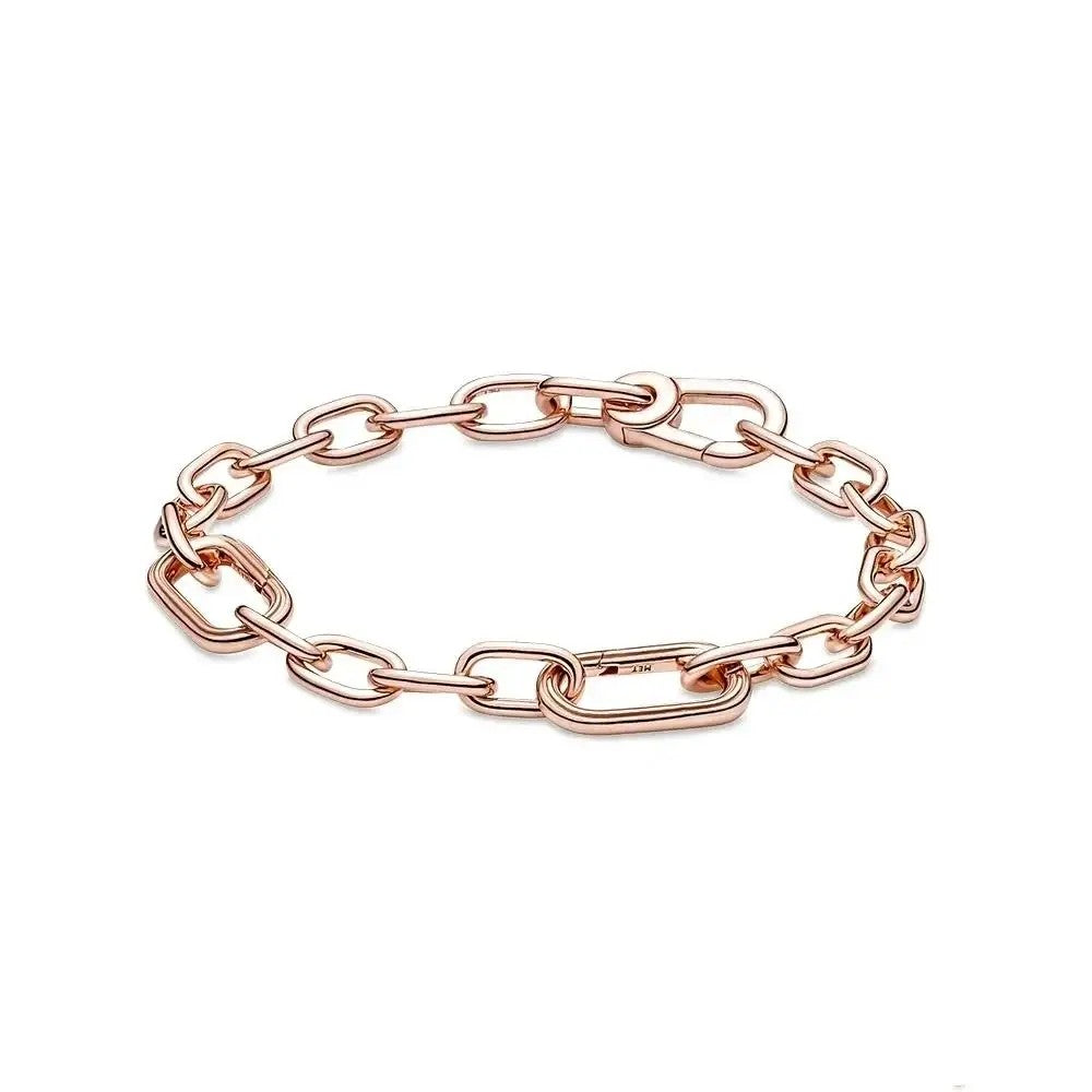 Fit Moment Charm Diy Bracelet Snake Bone Chain Women's Fashion Jewelry Classic Hot Selling Castle Bracelet Exquisite Gift