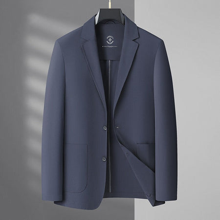 2025 Summer Ice Silk Thin Sunscreen Suit Jackets for Men Classic Business Casual Blazers Wedding Social Dress Coat Men Clothing