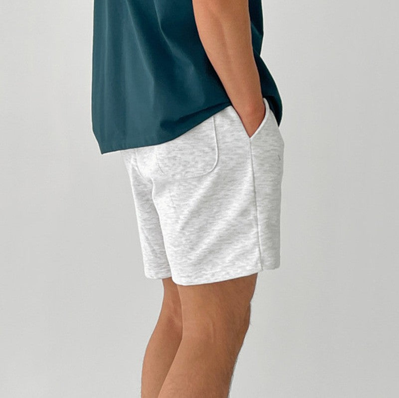 Korean Version of Fitness Sports Cotton Shorts Men's Casual Outdoor Versatile Hip-hop Stretch Breathable Five-point Pants