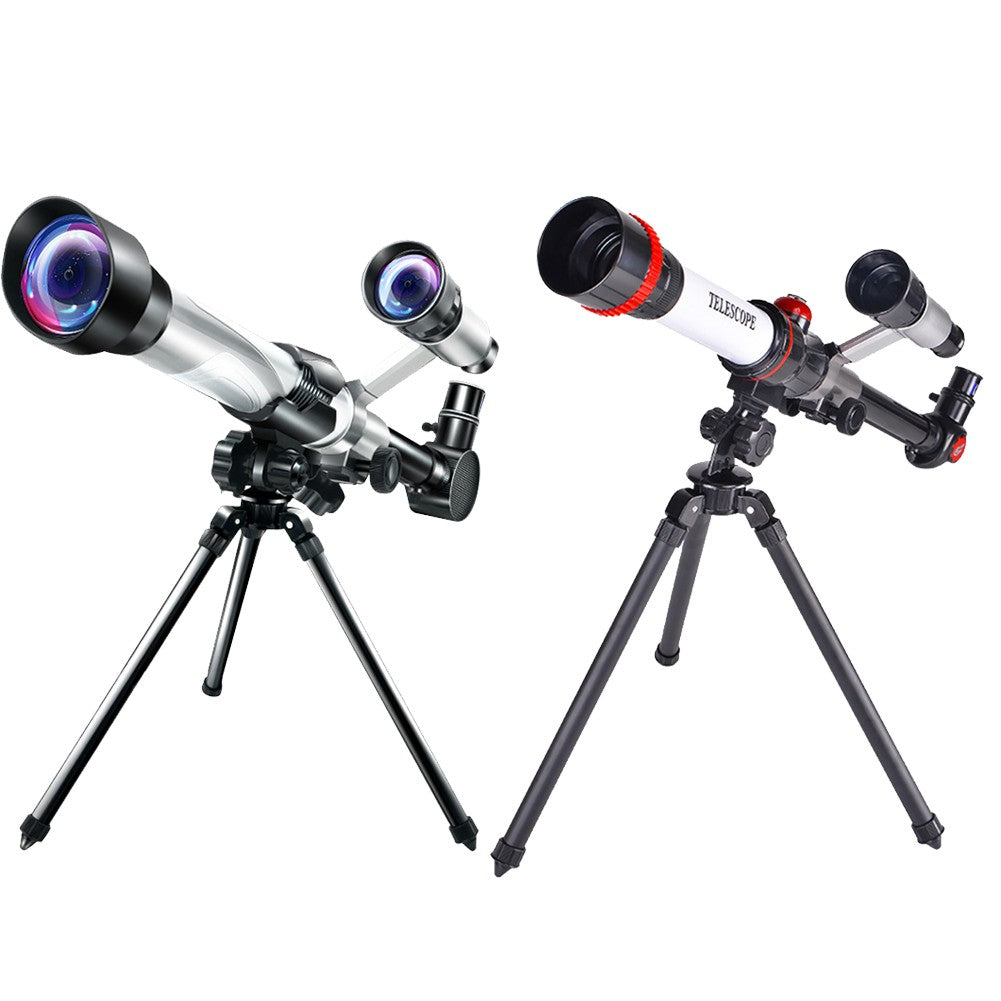 Astronomical Telescope with 3 Eyepieces Dual-Use Science Experiment Monocular Stargazing Telescope Teaching Equipment