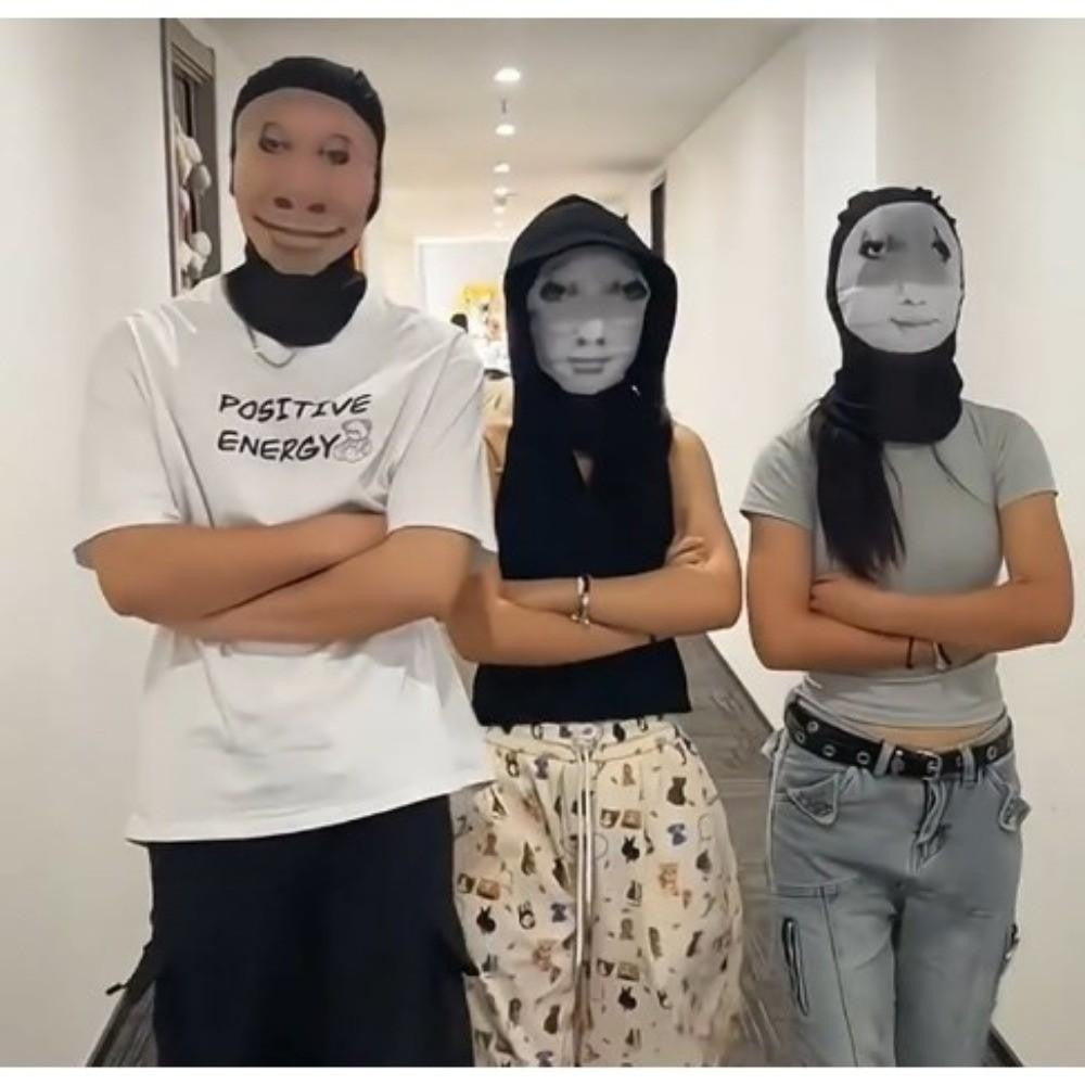 3D Realistic Mask Celebrity Face Mask Funny Head Cover Riding Scarf Cosplay Party Headwear Hip Hop Hood Balaclava