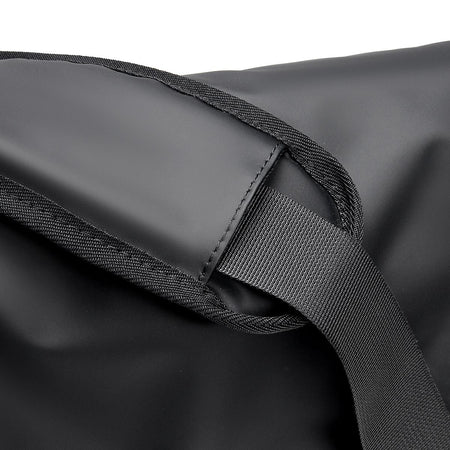Minimalist Black Men's Shoulder Bag Male High Quality Waterproof Briefcase Crossbody Bag Business Style Messenger Bags for Men