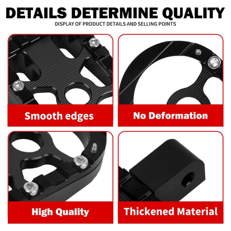 Motorcycle Footpegs Passenger Footrest Foot Pegs For Harley Softail Breakout Fat Bob Fat Boy Low Rider S Street Bob 2018-2025