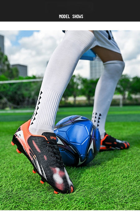New Men's Soccer Shoes Cleats  Non-Slip Training FG Football BootsTop Quality Sneakers Wholesale Drop Shipping Unisex Adult 2025