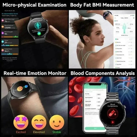 XIAOMI 704505 New ECG+PPG Smartwatch Precise Uric Acid Blood Lipids Pressure Body Analysis Smart Watch Men BT Call NFC Watches