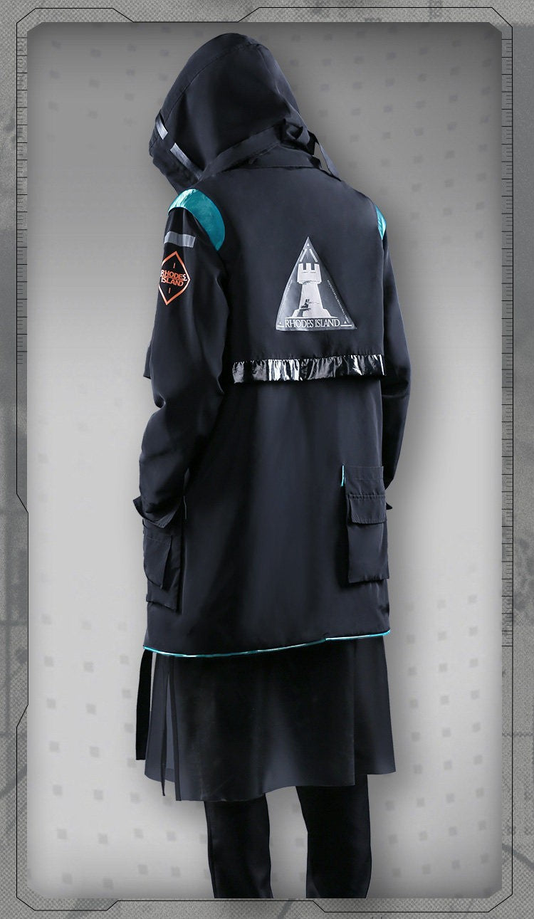 Arknights Doctor Rhodes Island Combat Uniform Cosplay Costume — Fashion Men Party Role Play Clothing