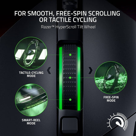 Razer Basilisk V3 Customizable Ergonomic Gaming Mouse Fastest Gaming Mouse Switch - Chroma RGB Lighting - 26K DPI Optical Senso