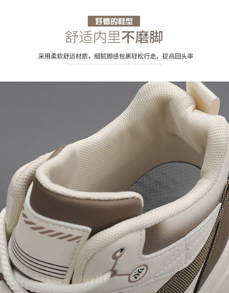 Men's autumn casual high-top sneakers, men's walking sneakers, outdoor sneakers, men's sports shoes, soft-soled walking shoes