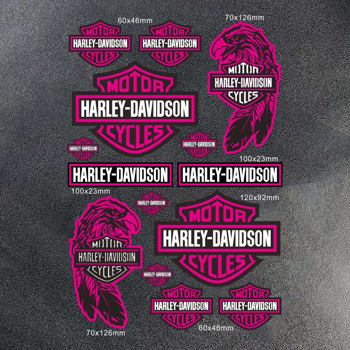 2026 New Harley Davidson Sticker Logo Motorcycle Helmet Tank Bike Decal for Sportster 883 Sportster S 1250 Fat Boy 117