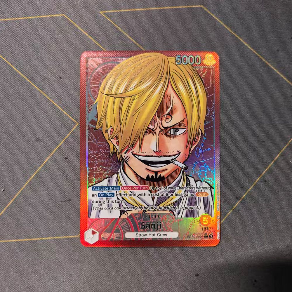 Anime characters ONE PIECE Nami Roronoa Zoro DIY Homemade texture Xtreme Game toys Collection card Christmas birthday gift