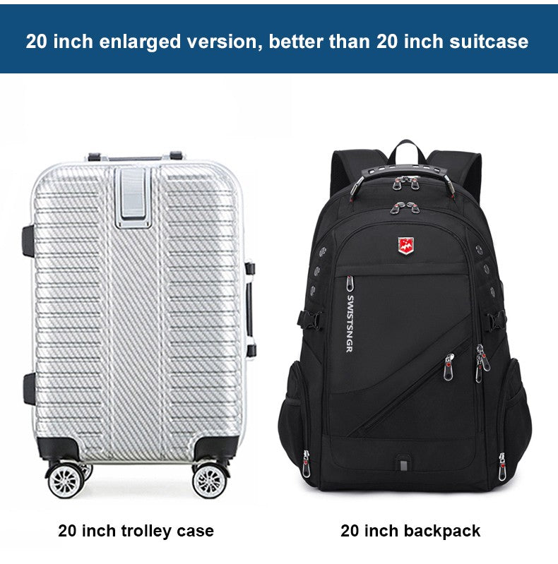 2025 Waterproof 17/20 Inch Laptop Backpack Men Airplane Travel Backpack Women Oxford Rucksack Male School Bag modern Mochila