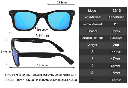 Men's Polarized Sunglasses classic fashion UV400 Women's Glasses Driving Outdoor Travel Glasses Cool 2140