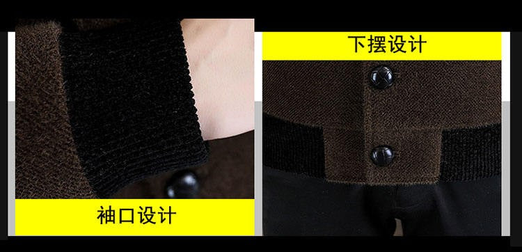 2024 Winter Woolen Jacket for Men Thick and Plush Warm Lapel Trench Coat Casual Business Wool Blends Social Streetwear Overcoat