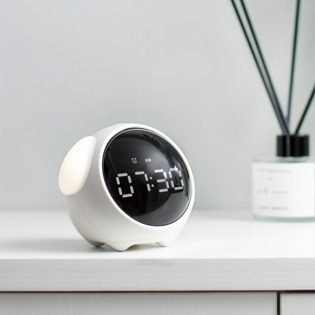Child Alarm clock Digital Emotion Table Clock WIth Light Cute Cartoon Alarm Clock For Kids