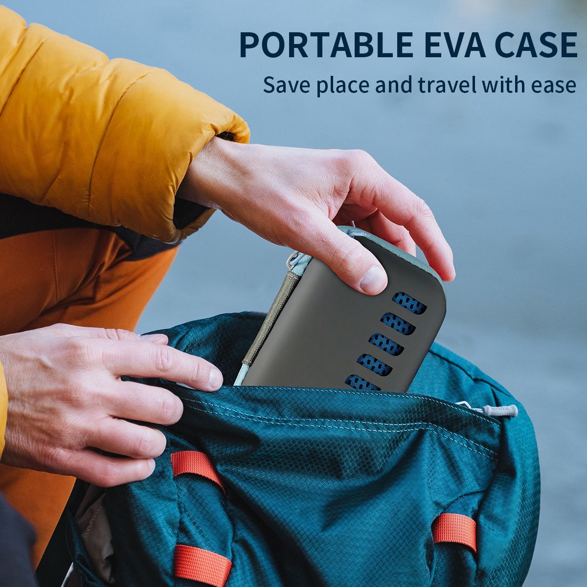 Camping Cooling Towels with EVA Case, Compact & Portable Travel Ice Towel Quick Dry Towels for Sports Gym, Hiking and Yoga