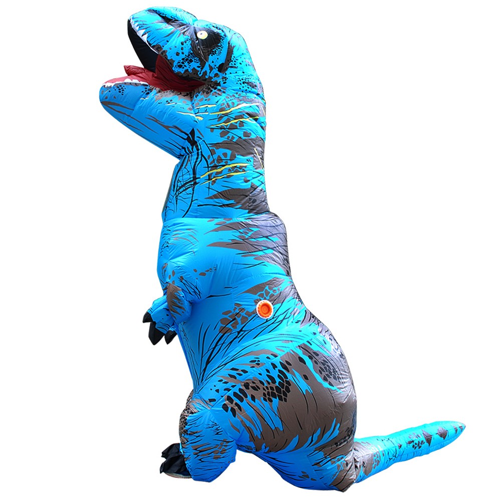 Adult Kids T-Rex Dinosaur Inflatable Costumes Purim Halloween Christmas Mascot Anime Party Cosplay Costume Dress Fancy Suits