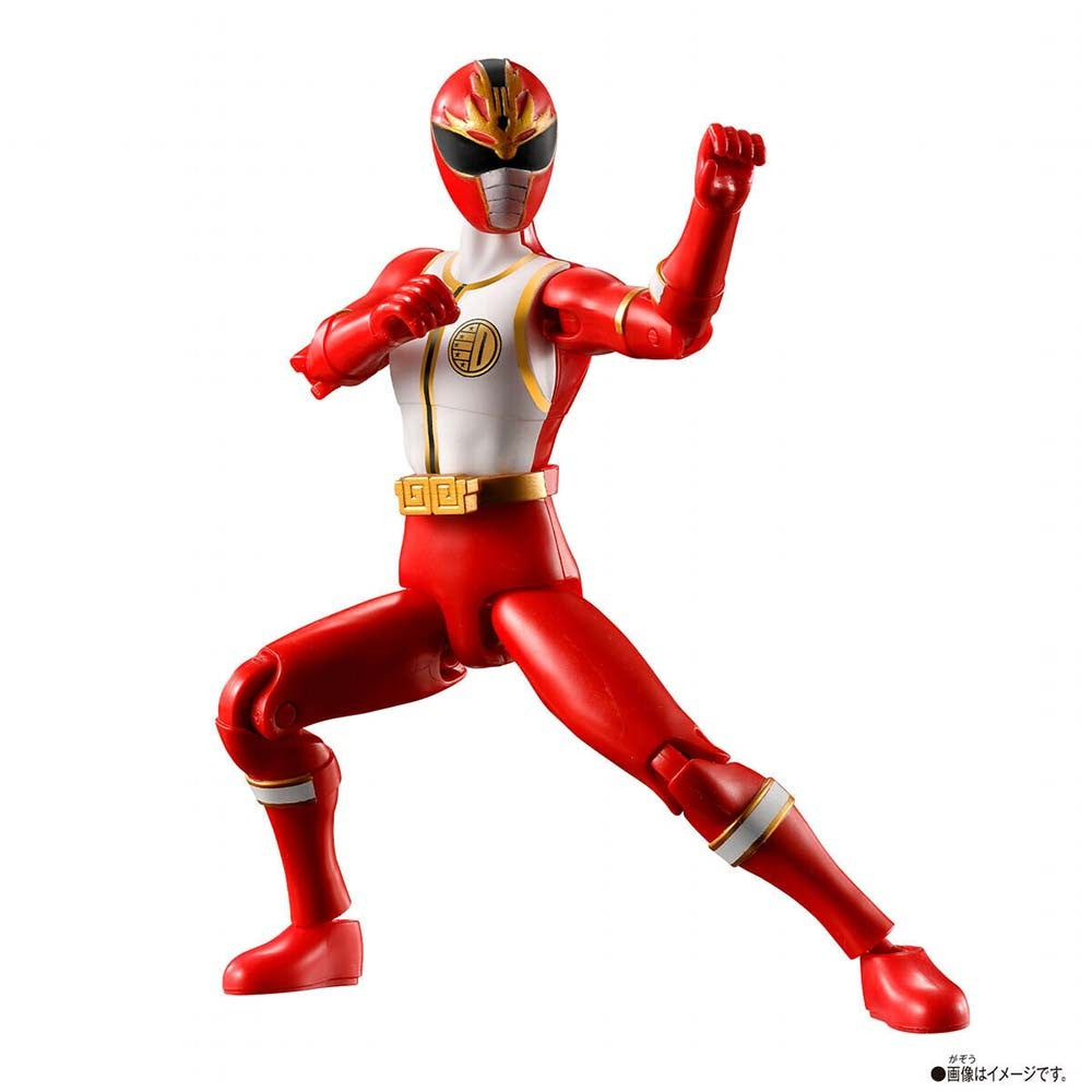 In Stock Original Bandai Action Hero Super Sentai Power Rangers Red Rangers Collection Collection Action Figures Model Toys Gift