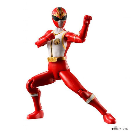 In Stock Original Bandai Action Hero Super Sentai Power Rangers Red Rangers Collection Collection Action Figures Model Toys Gift