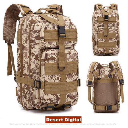30L 900D Nylon Waterproof Backpack Outdoor Military Rucksacks Tactical Sports Camping Hiking Trekking Fishing Hunting Bag