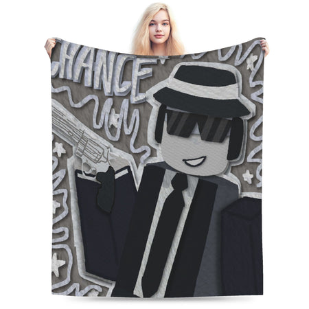 Forsaken Chance Profile Picture Blanket Quality Soft  Throw Blanket Autumn Girls Boys Outdoor Street Trend Bedspread