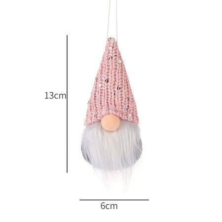 New Christmas Plush Angel Doll Pendant Ornaments Xmas Tree Hanging Decorations For Home Festive Party Decor 2024 New Year Gifts