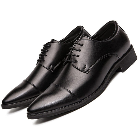 Classic Oxford Leather Shoes For Men Casual Business Wedding Shoes High Quality Men's Dress Formal Social Leather Shoes Male
