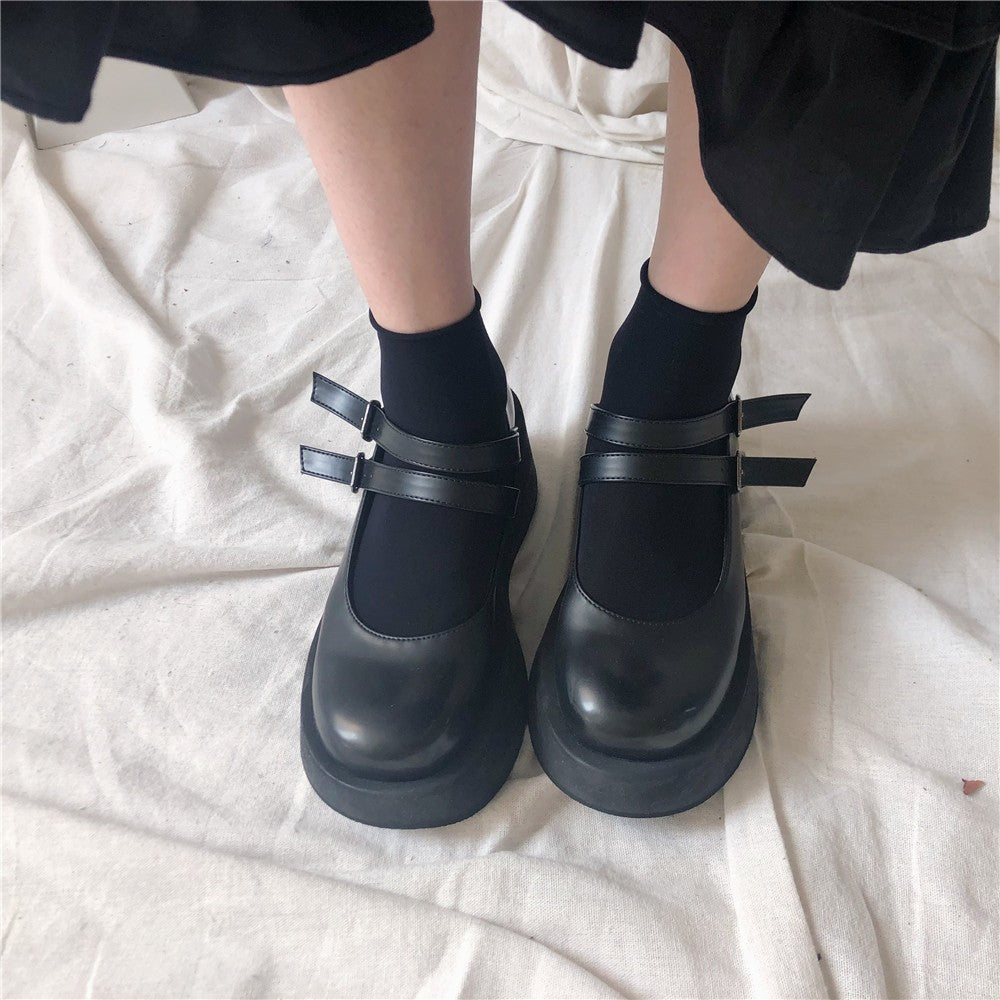 JK Women Black White Knee High Lolita Socks Lady Girls Over Knee Cute Long Sock Thin Breathable Solid Color Stockings For Women