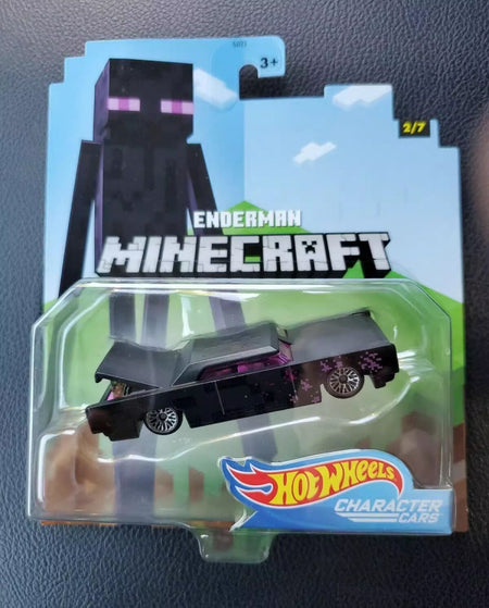 Genuine Hot Wheels Minecraft Series Model Toy Car Desktop Ornament Collectibles Holiday Gifts In Stock
