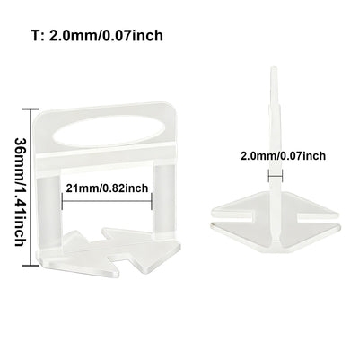 50-200pc Wall Floor Tile Leveling System Clips Ceramic Leveler Spacer Plier Wadge Kit for Tile Laying Construction Building Tool