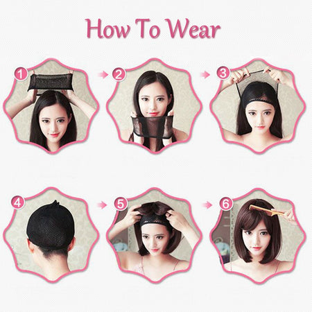Synthetic Invisable Seamless Hair Pads Clip In One Piece 2Clips Increase hair volume Hair Extensions Top Side Cover Hairpiece