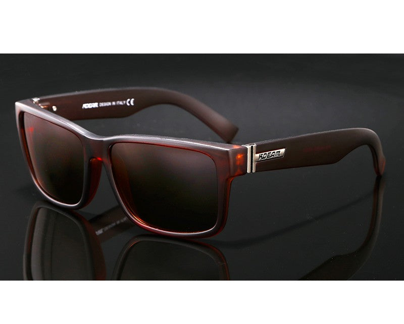 KDEAM Revamp Of Sport Men Sunglasses Polarized Shockingly Colors Sun Glasses Outdoor Driving Photochromic Sunglass With Box