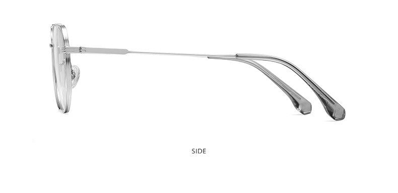 Pure Titanium Reading Glasses Women Prescription Optical Lenses Myopia Eyewear Men Blue Light Blocking Computer Eyeglasses Frame