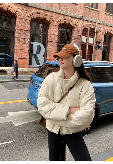 Autumn Winter Warm PU Jackets Fashion Women Long Sleeve Korean Thick Loose Coats Casual Office Lady Commute Lapel New Outerwear