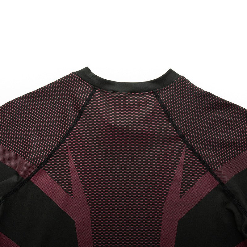 Men's Gym Compression Running Shirt Tight Short Sleeve Sports T-Shirt Fitness Training Workout Breathable Homme Athletic Shirt