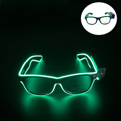 New Cool Wireless Glowing LED Light Up Glasses For Rave Festival Party Luminous Neon Mosaic Sunglasses Club Disco Eye Glasses