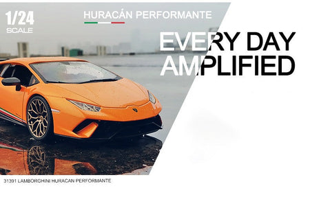 Bburago 1:24 Lamborghini Huracan Performante Alloy Car Diecasts & Toy Vehicles Car Model Miniature Scale Model Car For Children