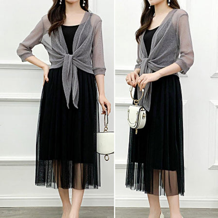 Wedding Jacket Wrap Long Half Sleeve Bolero Shrugs For Women Cardigan Bolero Jacket Cape For Party Dress Top Coat