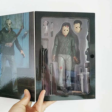 The 13th Figure Toys NECA Friday Freddy Jason Voorhees Blood Action Figure Jason Collectible Model Christmas Halloween Gifts