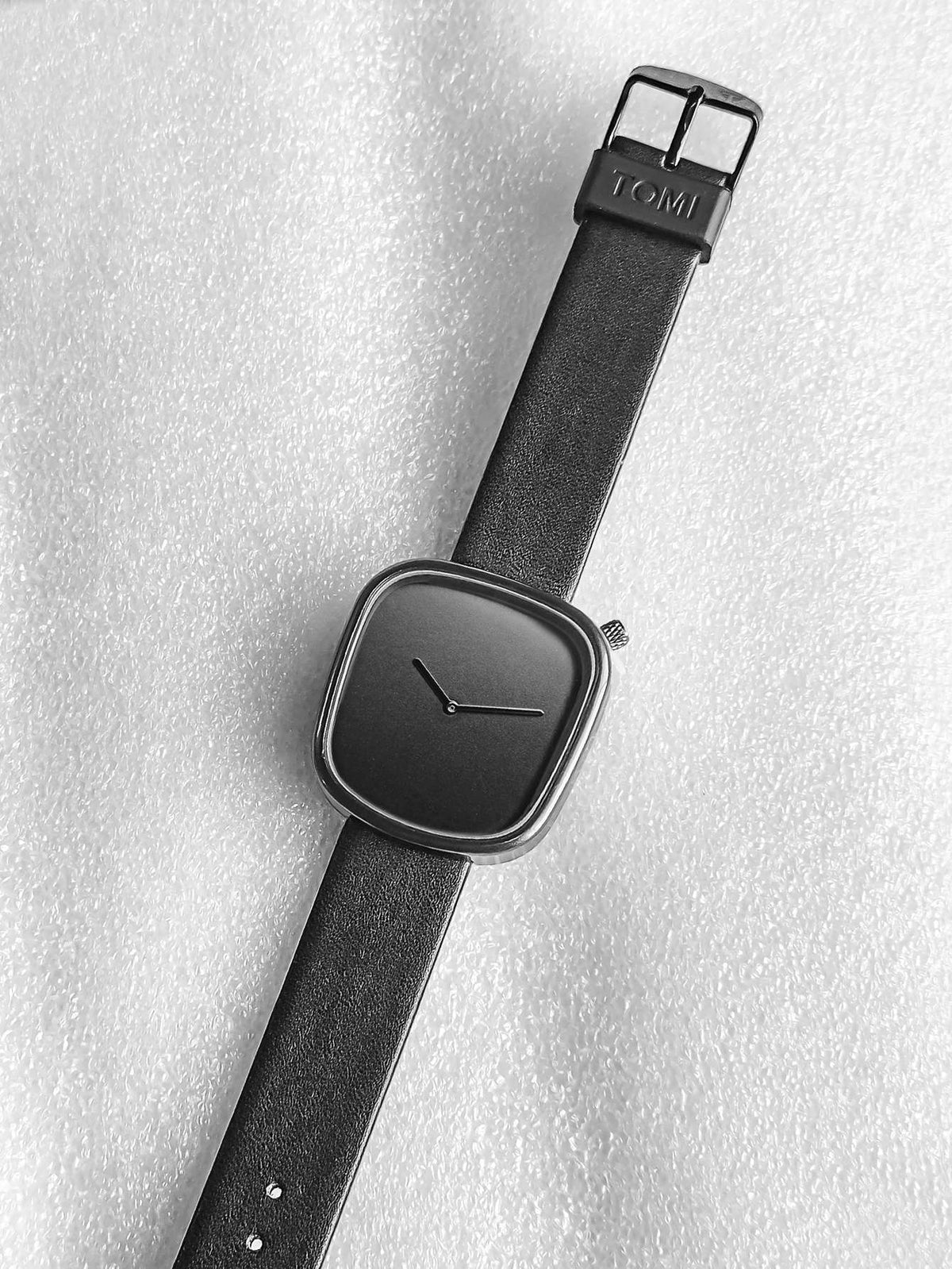 TOMI Watch Minimalist Men's Square Fashion Ultra thin Watch Minimalist Women's High Quality Elegant Quartz Watch Clock Gift
