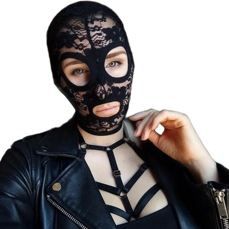 1Pc Face Mask Lace or Velvet Mask Headgear Gothic Halloween Carnival Costume Mask Masquerade Party Performance Supplies