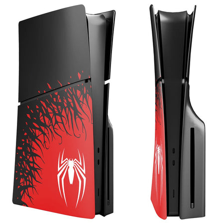 For P5 Pro/Slim Limited Edition Spider Faceplate Cover Compatible with P 5 PRO/Slim Disc Version Console Cover Accessories