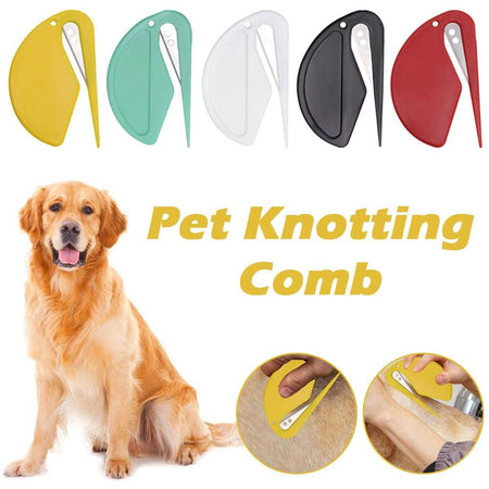 New Cat Dog Comb Pet Open Knot Comb Cat Puppy Hair Fur Shedding Grooming Trimmer Comb Comb Cat Brush