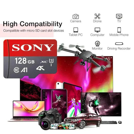 Sony Memory Cards 1TB 512GB High Speed Minisd 512GB 256GB 128GB Class 10 Mini Sd Card Cartao De Memoria TF Card for Smartphone